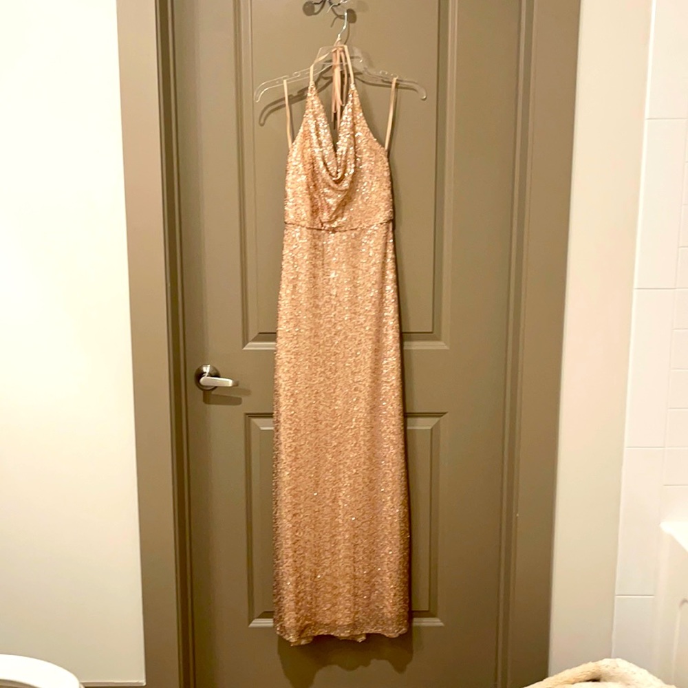 Amsale Sequined Dress
